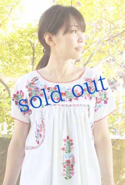 画像3: サンアントニーノ刺繍チュニックブラウス (3)