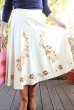 画像1: プエブラ州の刺繍スカート (1)