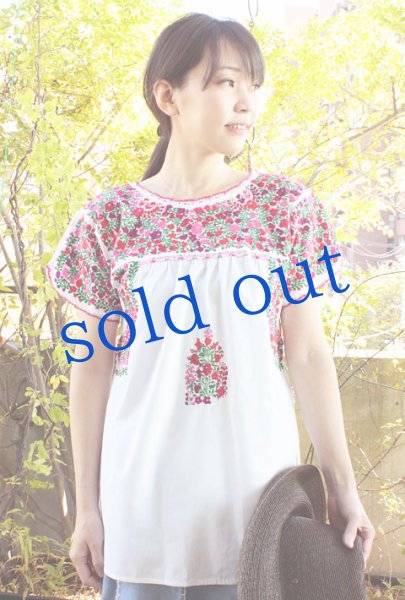 画像2: サンアントニーノ刺繍ブラウス (2)