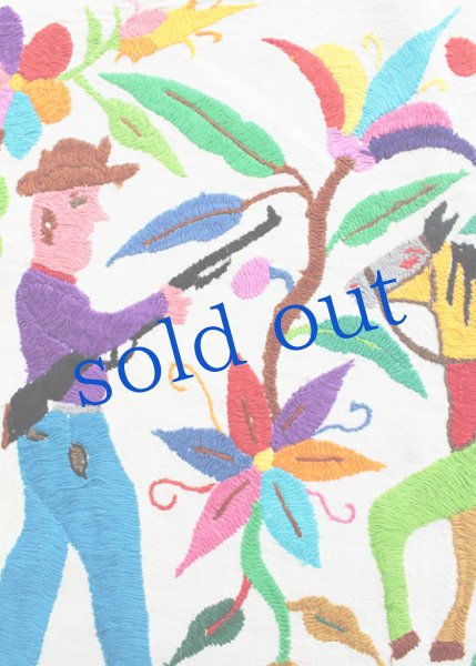 画像3: オトミの刺繍クロス[約42cm×34cm]　 (3)