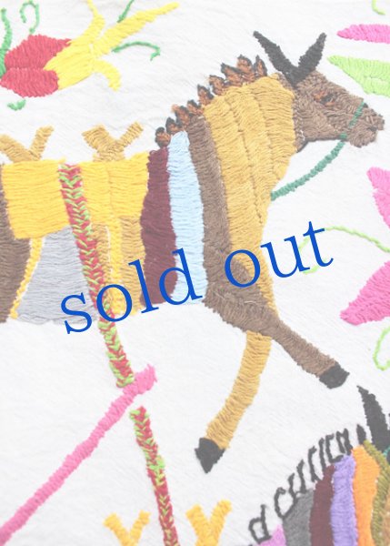 画像3: オトミの刺繍クロス[約42.m×34cm]　 (3)