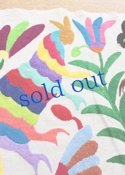 画像2: オトミの刺繍クロス[約43cm×35cm]　 (2)