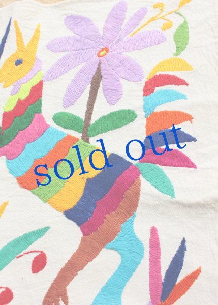 画像2: オトミの刺繍クロス[約42cm×30cm]　 (2)