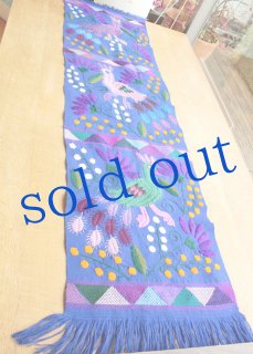 モラ刺繍布オウム クナ族のパッチワークキルト刺繍