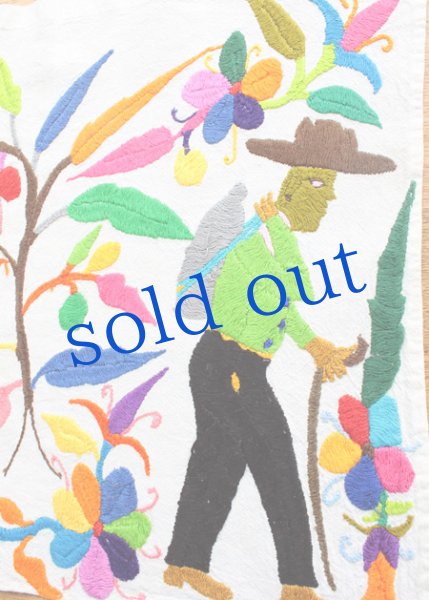 画像3: オトミの刺繍クロス[約40cm×35cm]　 (3)