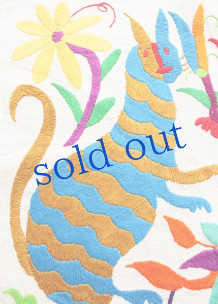 画像3: オトミの刺繍クロス[約43cm×35cm]　 (3)