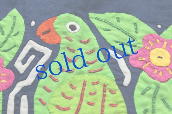 画像3: モラ刺繍クロス[約26cm×23cm]　 (3)