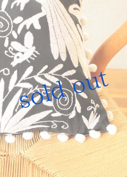 画像4: オトミの刺繍クッションカバー (4)