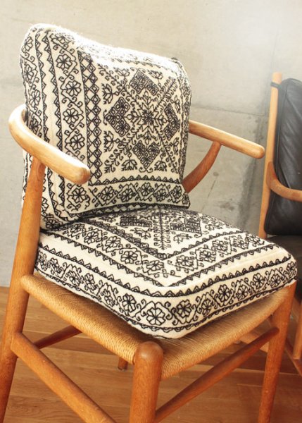 画像2: プエブラ州の手織り刺繍クッションカバー (2)