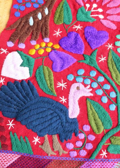 画像3: シナカンタンの手織り生地手刺繍タペストリー