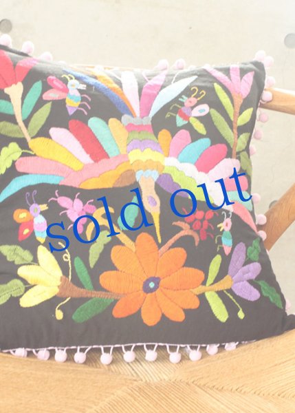 画像2: オトミの刺繍クッションカバー　 (2)