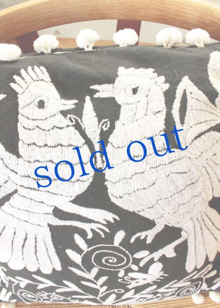 画像3: オトミの刺繍クッションカバー (3)