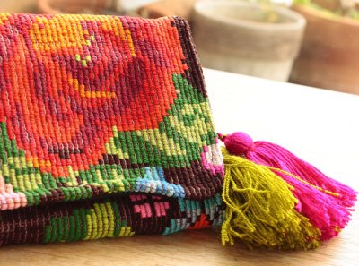 画像3: チアパス州手織り生地のセカンドバッグ