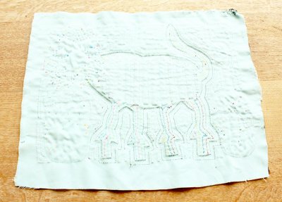 画像2: モラ刺繍クロス[約42m×33cm]