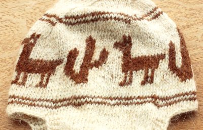 画像2: アルパカ毛糸のニット帽　