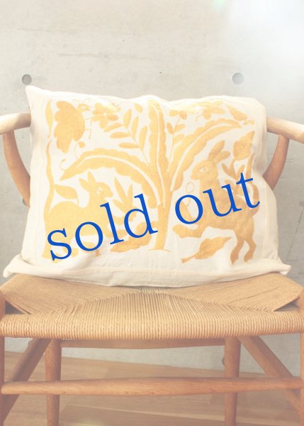 画像3: オトミの刺繍のクッションカバー　 (3)