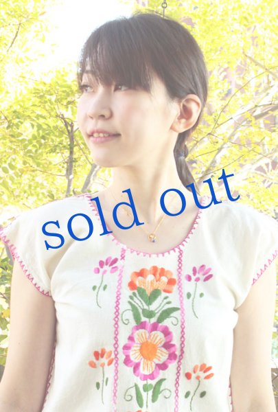 画像3: メキシコ刺繍ウィピルトップス (3)