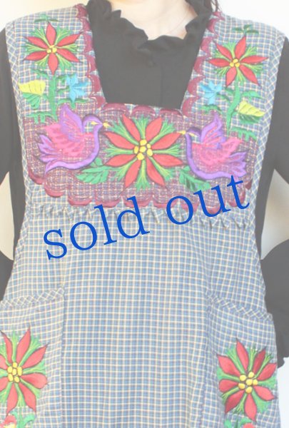 画像3: オアハカの刺繍エプロン（デラックス） (3)