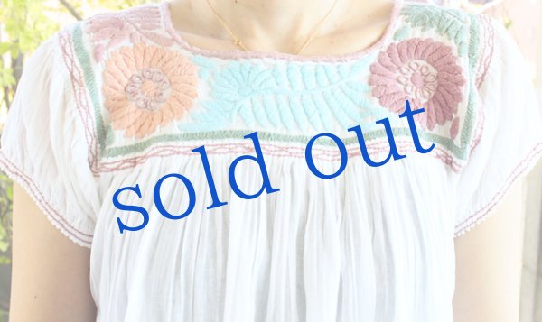 画像5: メキシコ刺繍ブラウス「チアパス」 (5)