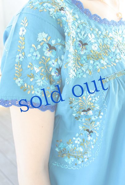 画像1: サンアントニーノ刺繍ブラウス　 (1)