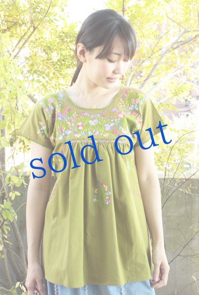 画像2: サンアントニーノ刺繍 ブラウス (2)