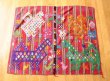 画像4: グアテマラ刺繍織物ラグ (4)