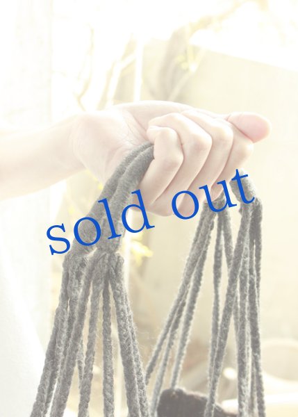 画像5: チャムラのウール手織り生地バッグ (5)