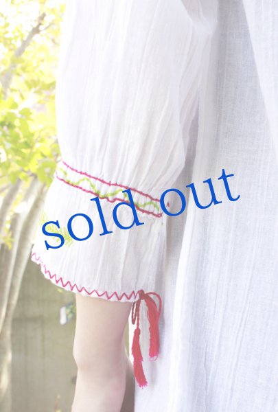 画像4: メキシコ刺繍ブラウス「チアパス」 (4)