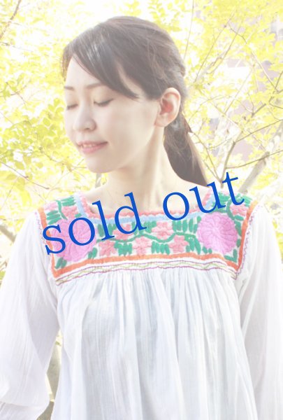 画像3: メキシコ刺繍ブラウス「チアパス」 (3)