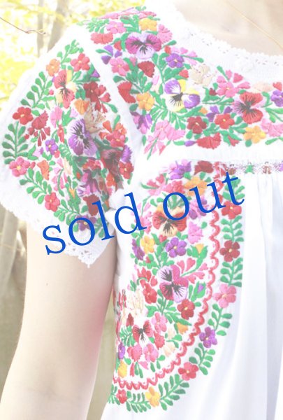 画像2: 「サンアントニーノ」 刺繍ドレス　 (2)
