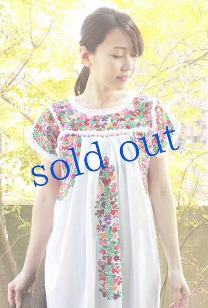 画像1: 「サンアントニーノ」 刺繍ドレス　 (1)