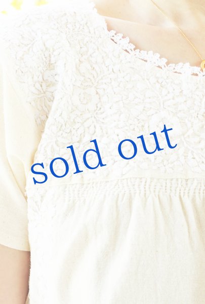 画像3: リャマリャマデザイン刺繍ワンピース「サンアントニーノ」 (3)