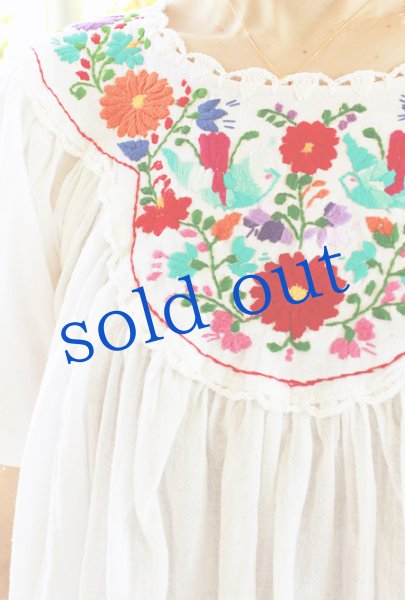 画像4: オアハカの刺繍トップス (4)