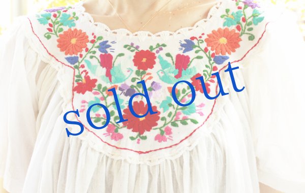 画像5: オアハカの刺繍トップス (5)