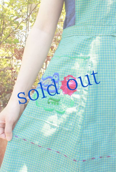 画像3: オアハカの刺繍エプロン (3)