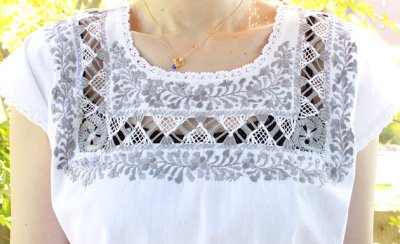 画像3: サンアントニーノ刺繍ウィピルトップス