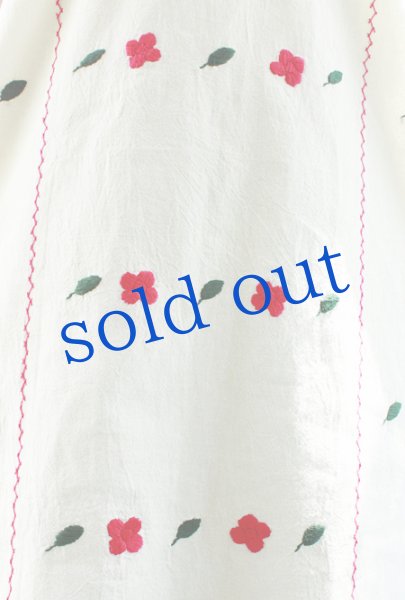 画像4: メキシコ刺繍ウィピルドレス  (4)