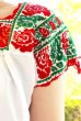 画像3: 「薔薇のクロスステッチ」メキシコ刺繍ブラウス　 (3)
