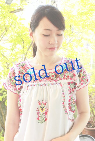 画像2: 「サンアントニーノ」刺繍ブラウス (2)