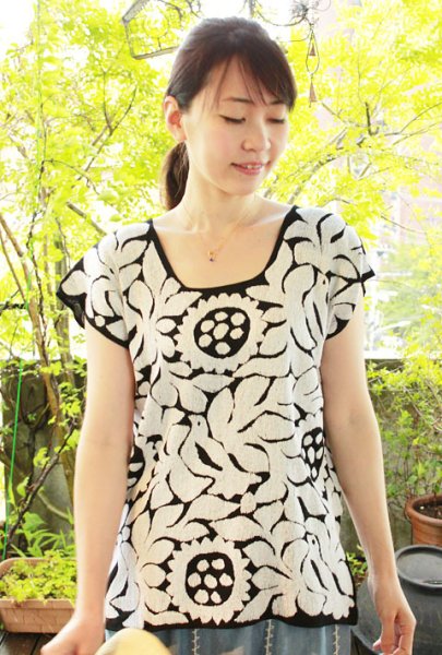 画像2: トゥクステペック刺繍ウイピルトップス (2)