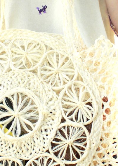 画像3: ユカタン椰子の編みバッグ　