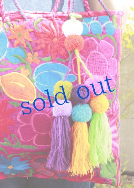 画像2: グアテマラ刺繍のチアパスバッグ (2)