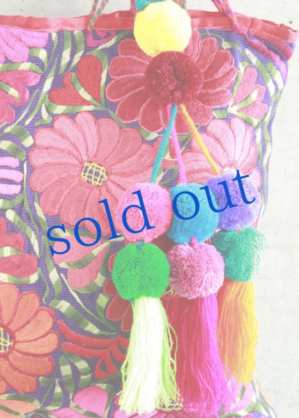 画像2: グアテマラ刺繍のチアパスバッグ (2)