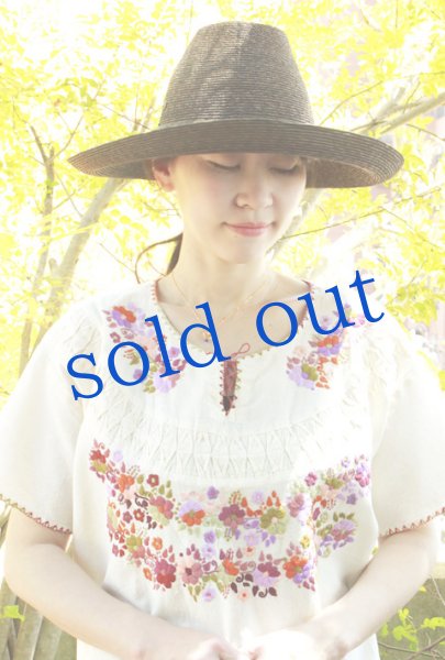 画像2: メキシコ刺繍ブラウス「チアパス」　 (2)