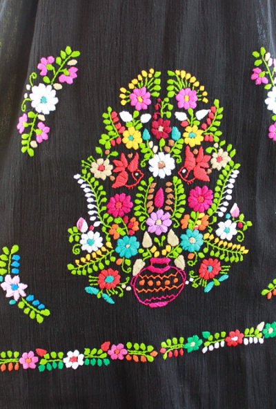 画像2: プエブラ州定番刺繍ワンピース　