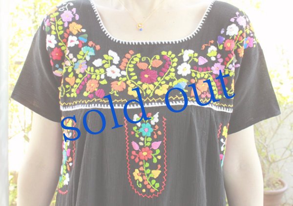 画像5: プエブラ州定番刺繍ワンピース　 (5)