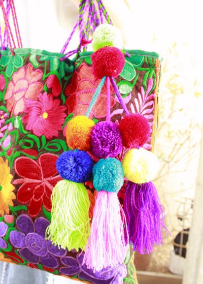画像3: グアテマラ刺繍のチアパスバッグ