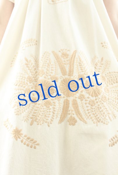 画像2: マンタ生地のメキシカンワンピース (2)