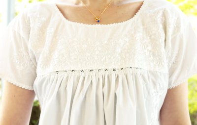 画像3: サンアントニーノ白刺繍ワンピース