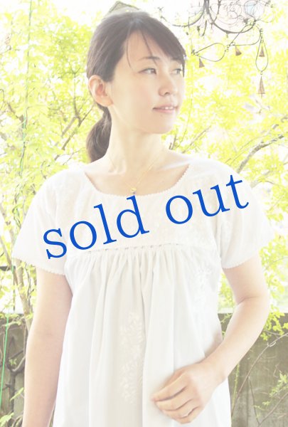 画像3: サンアントニーノ白刺繍ワンピース (3)